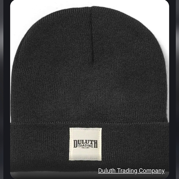 Duluth Trading Co Black Beanie One Size - Picture 1 of 4